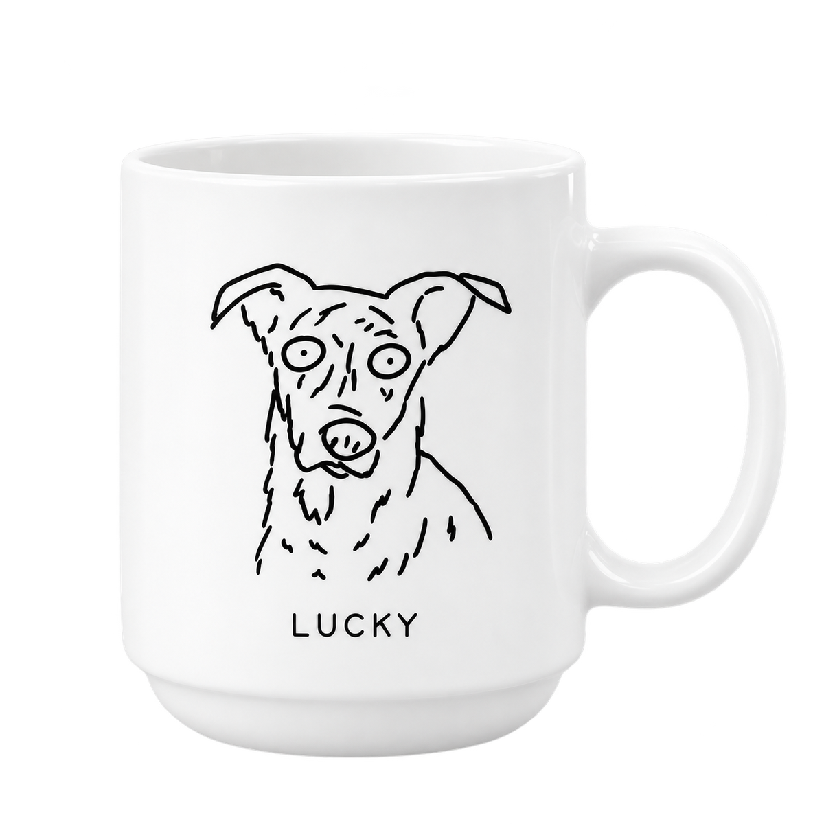 Custom Printed 11.5 oz White Porcelain Mug